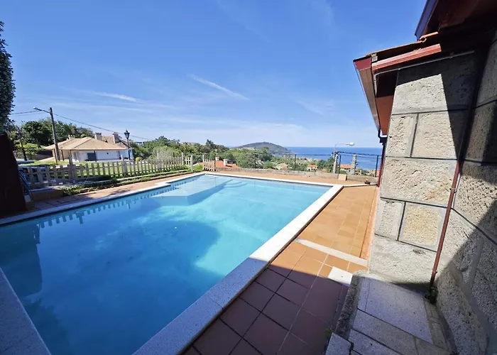 Casa Con Jardin, Piscina Privada Y Vistas A Las Islas Cies 度假居