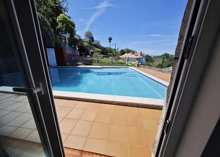 Casa Con Jardin, Piscina Privada Y Vistas A Las Islas Cies *